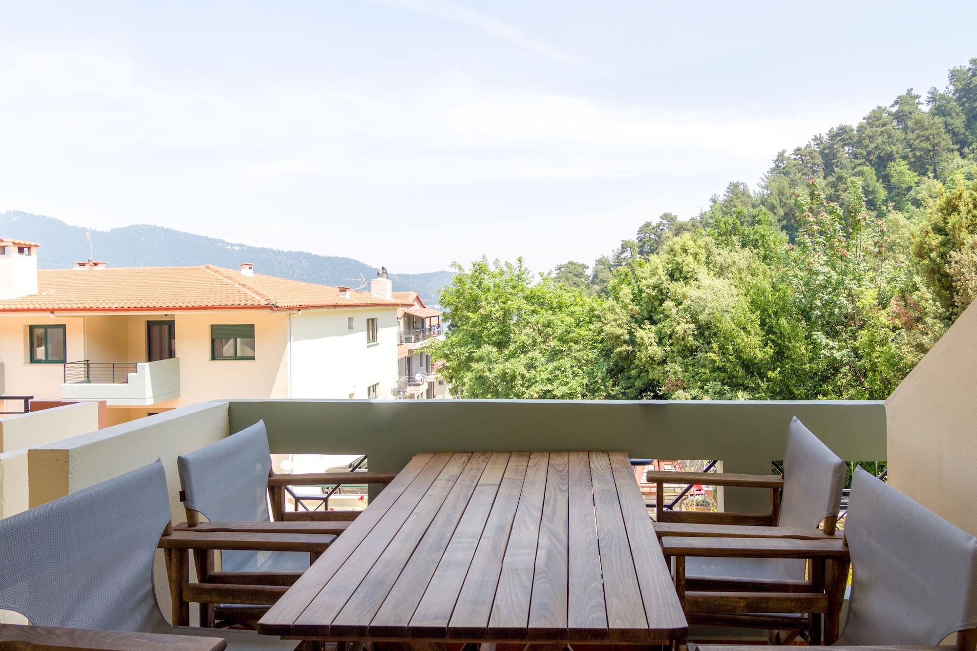 Ntinas Villa With Sea View Скала-Потамьяс Екстер'єр фото