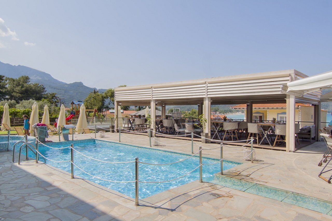 Ntinas Villa With Sea View Скала-Потамьяс Екстер'єр фото