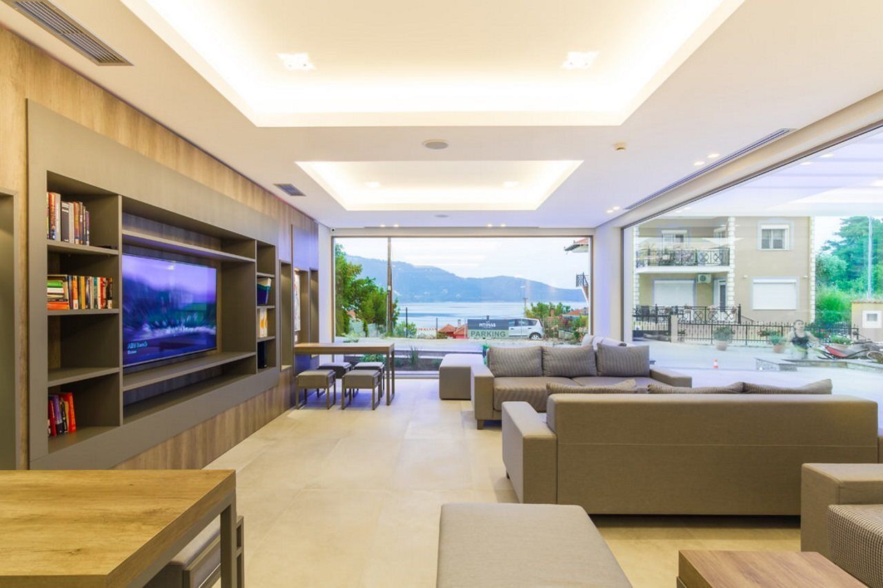 Ntinas Villa With Sea View Скала-Потамьяс Екстер'єр фото